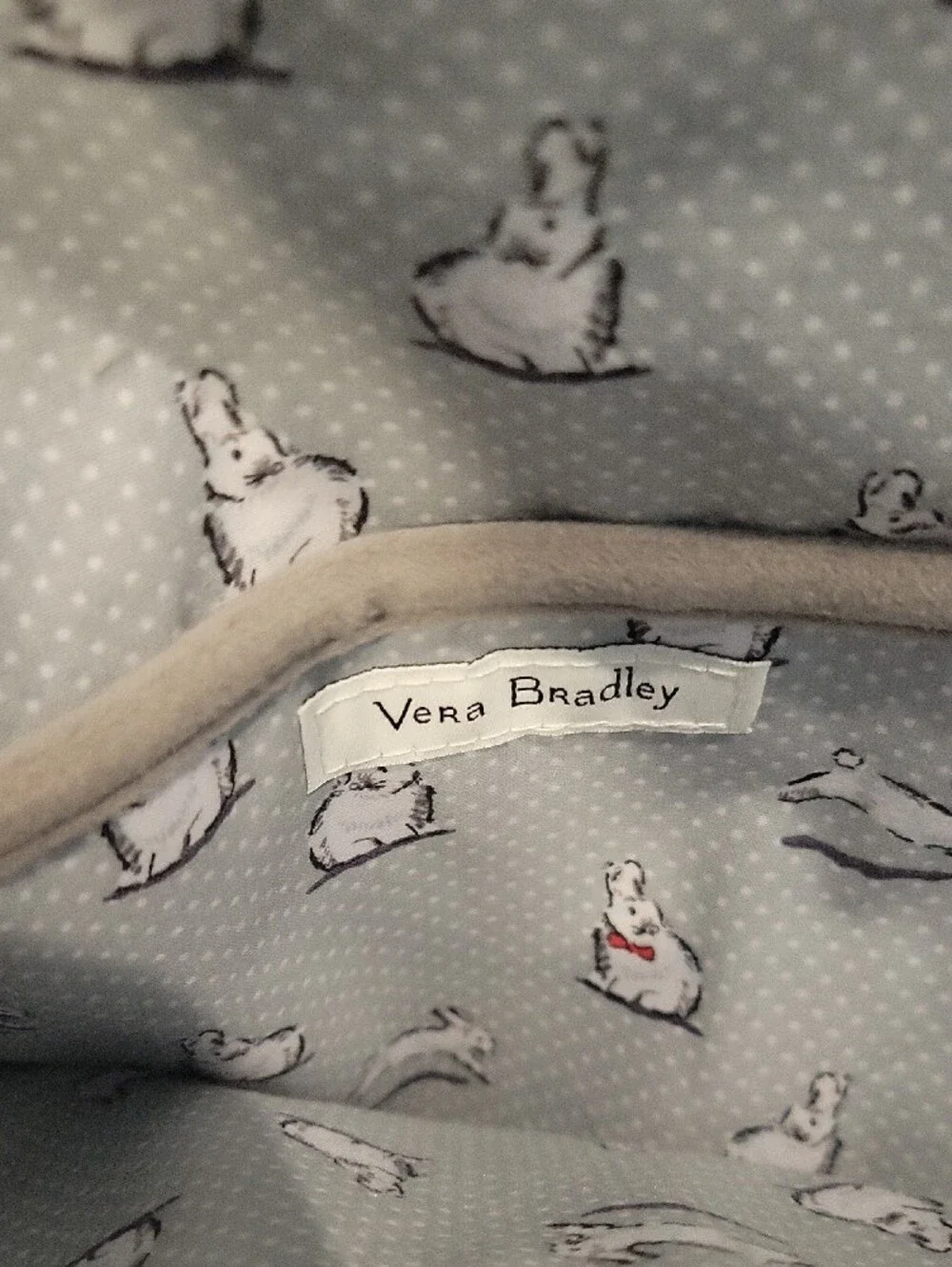 Vera Bradley Grey Polar Bear Winter Tote Bag
